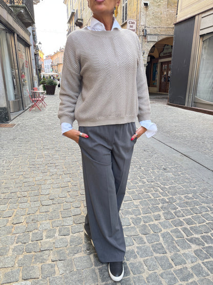 Maglia Chevron Lana Cashmere