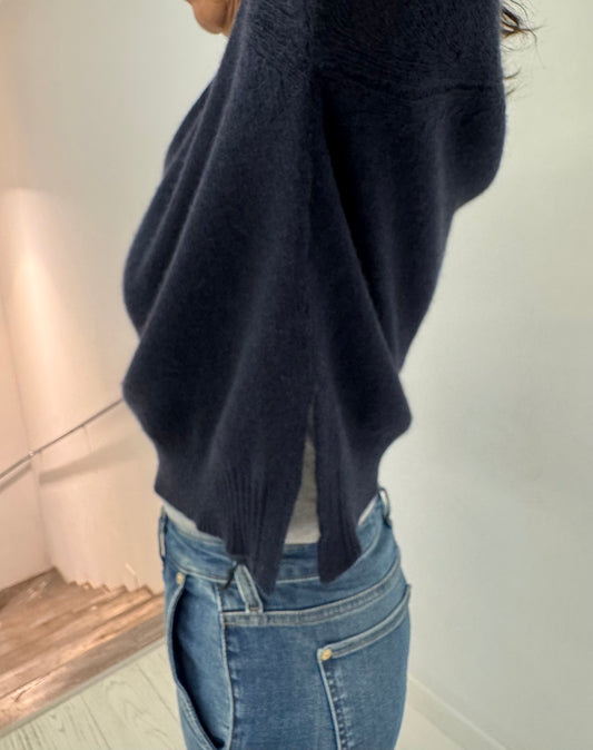 Maglia Cashmere Spacco Laterale