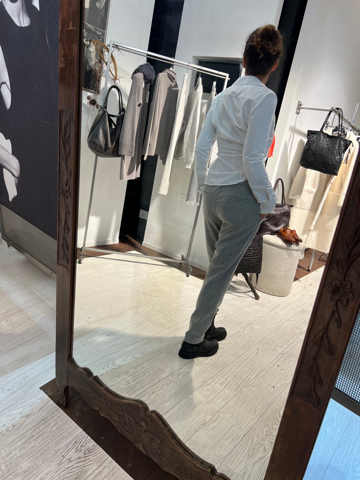 Pantalone Jogger in Flanella