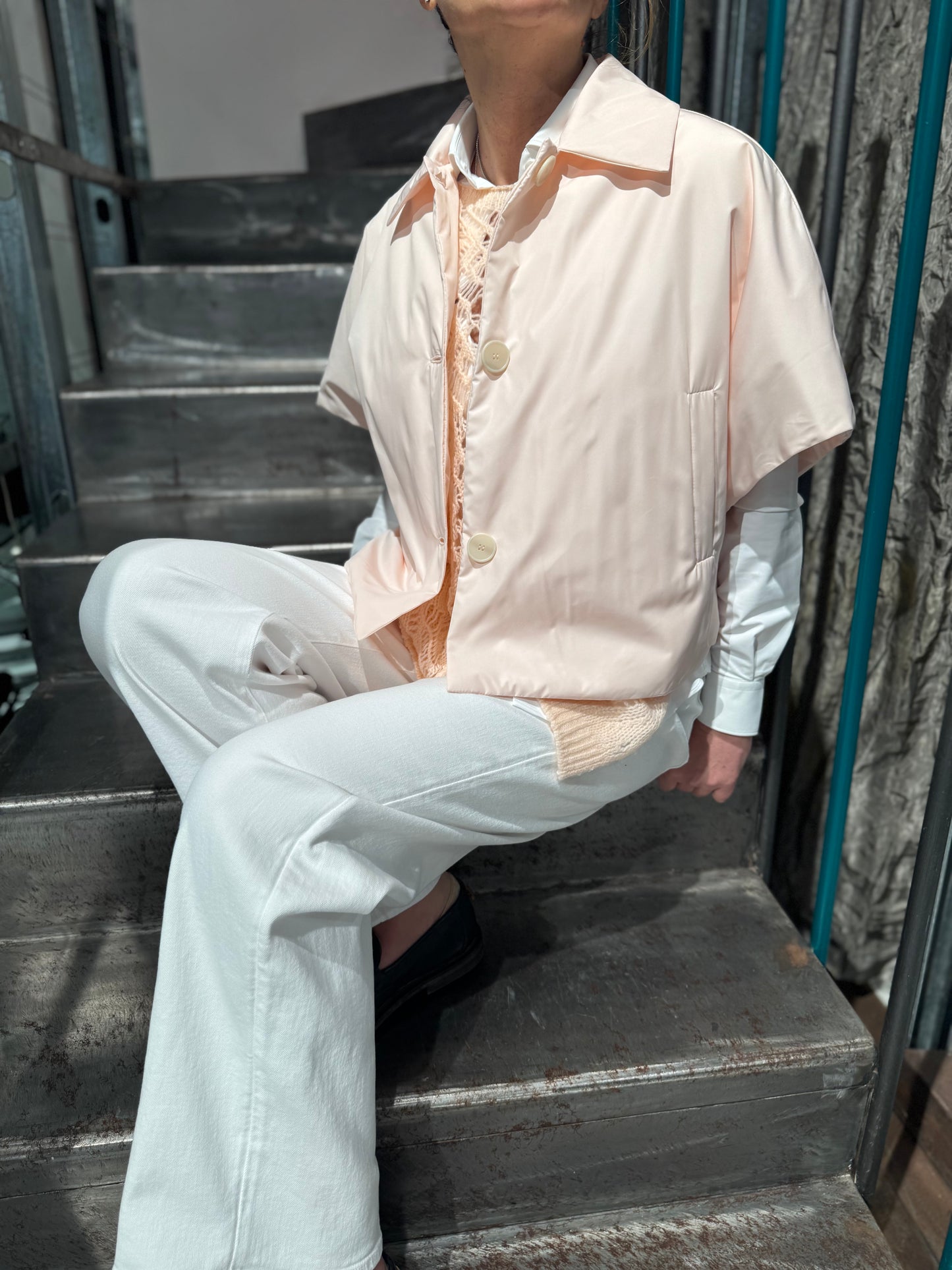 Giacca Corta Light Pink