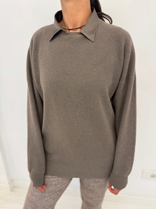 Polo Con Collo Staccabile