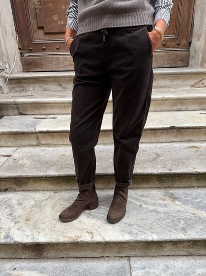 Pantalone Jogger Velluto 1000 righe