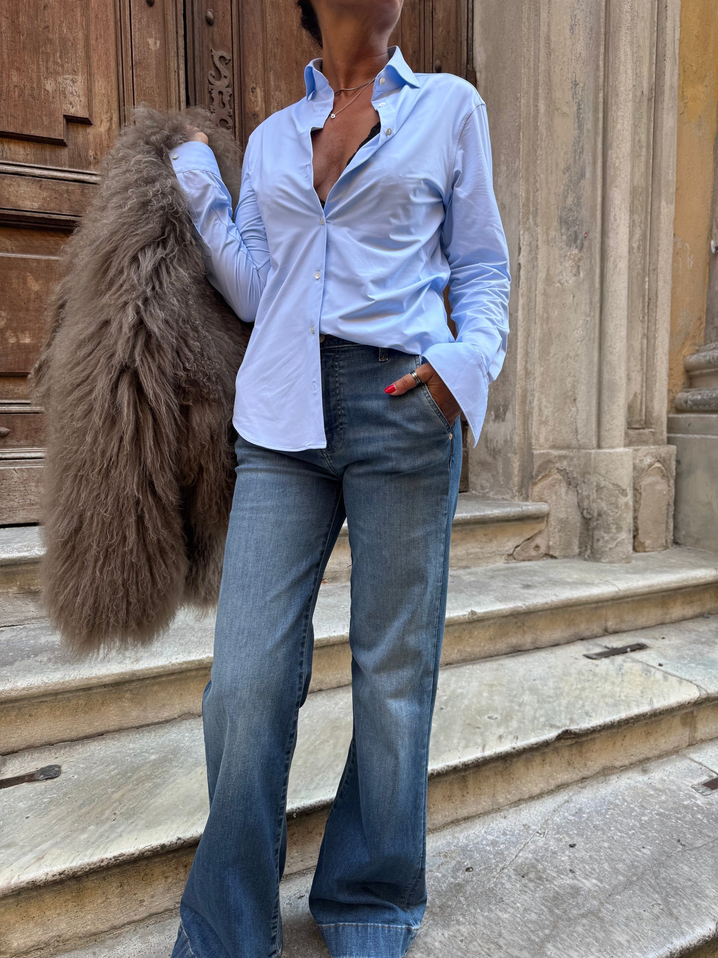 Camicia Basic No Stiro