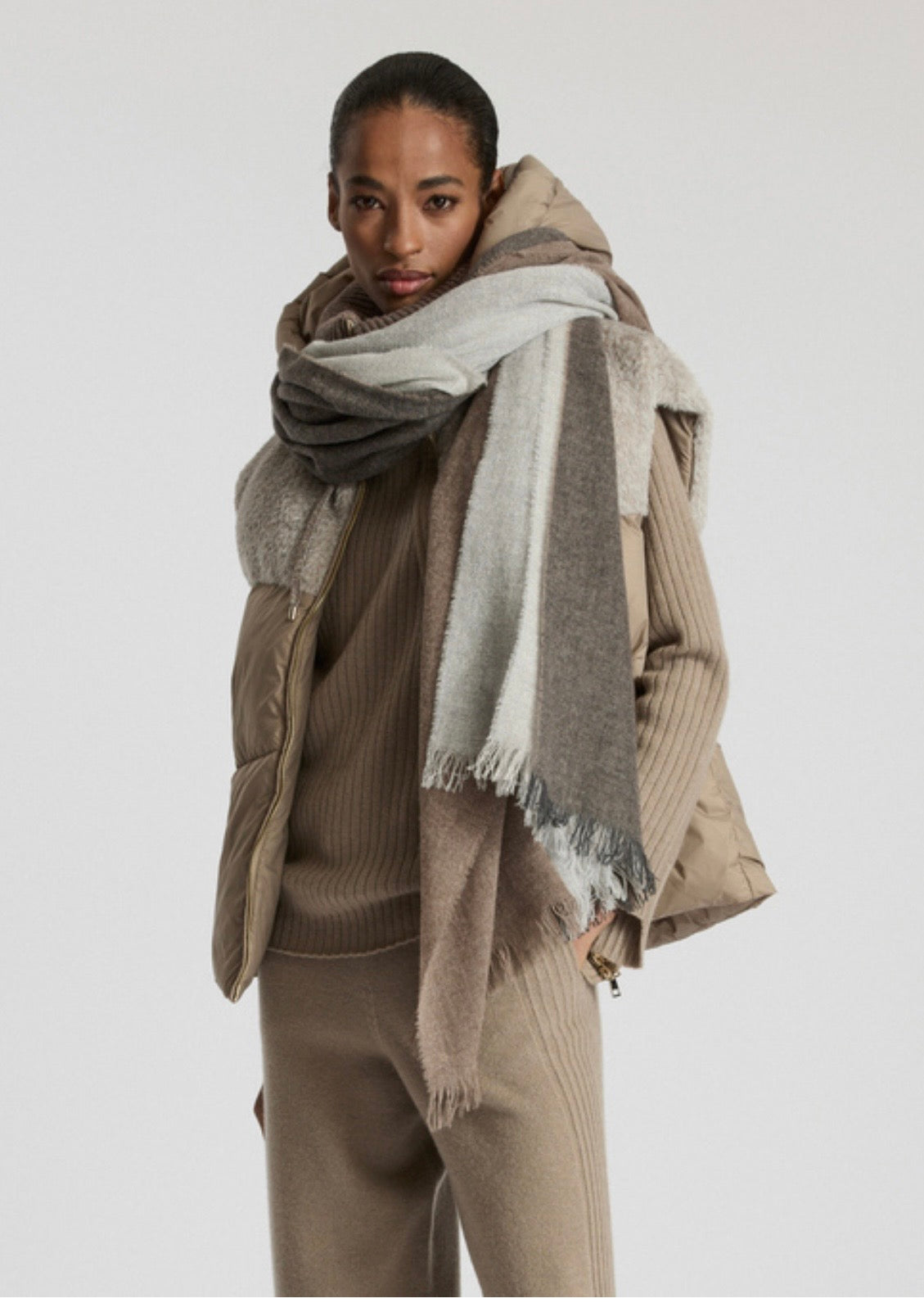 Stola Maxi Sandbeige/ Softbeige