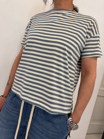 T- Shirt Over Righe