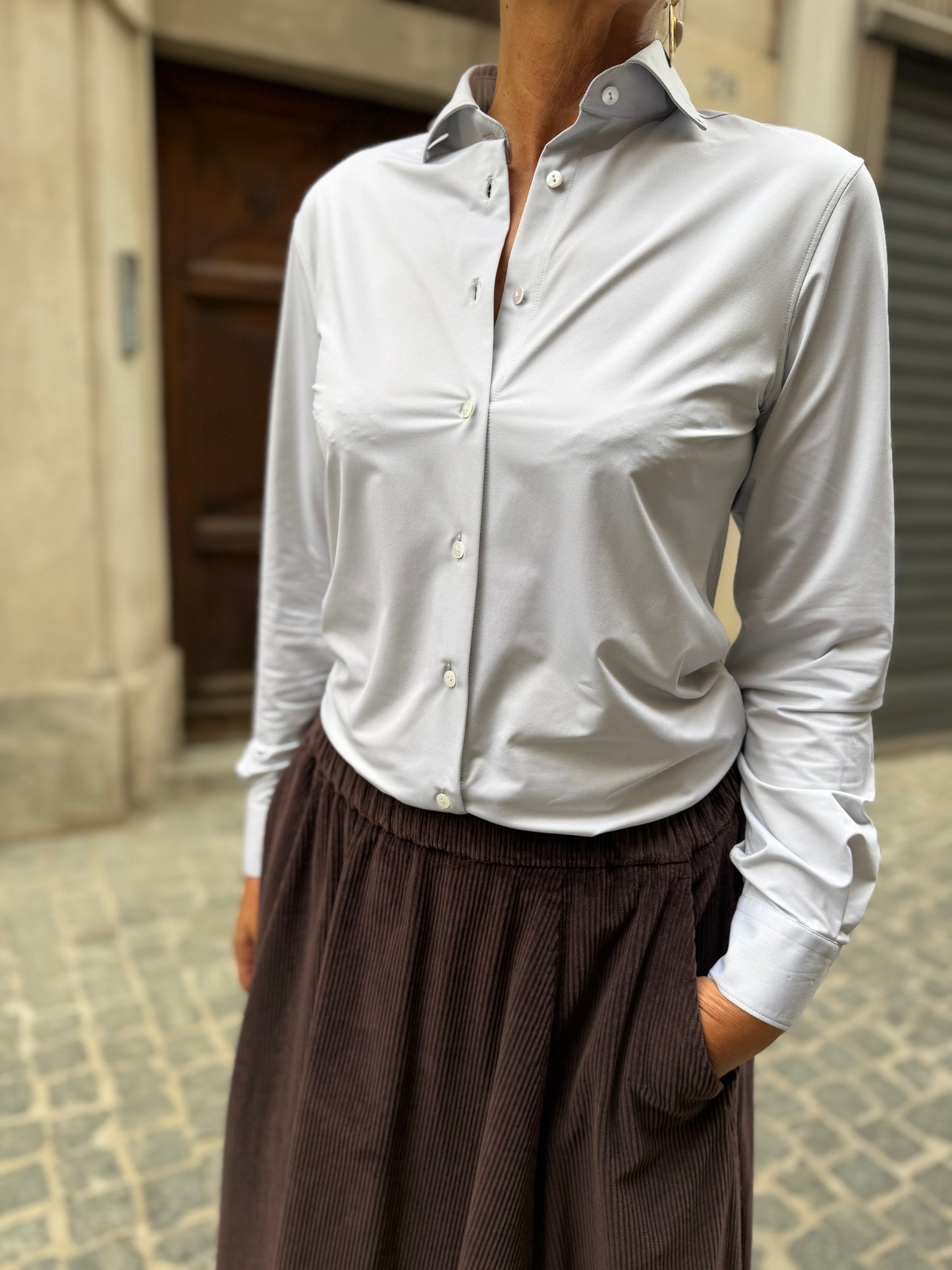 Camicia Basic No Stiro