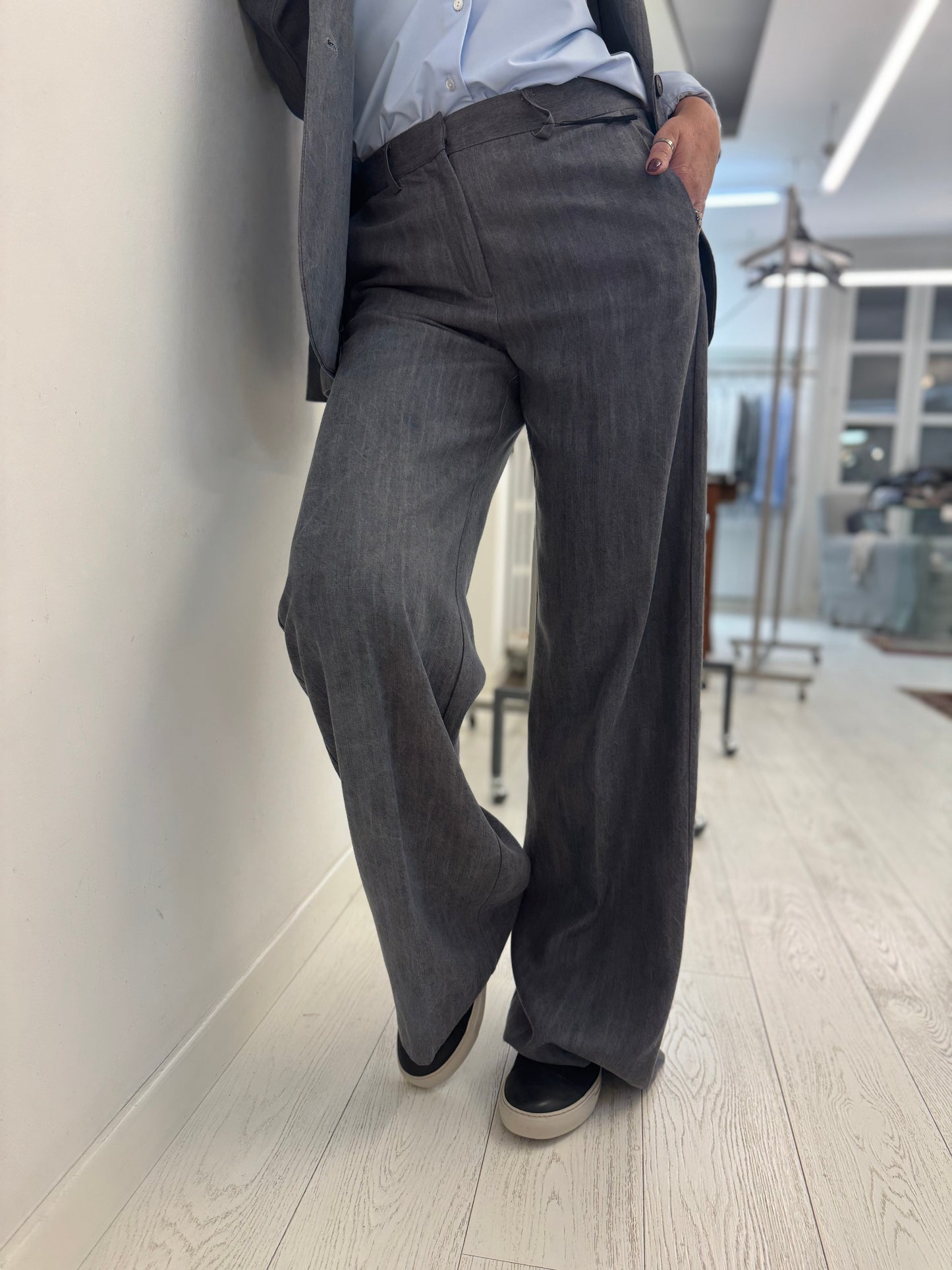 Pantalone  Palazzo Con Elastico