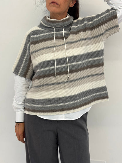 Maglia Lupetto Cashmere Righe