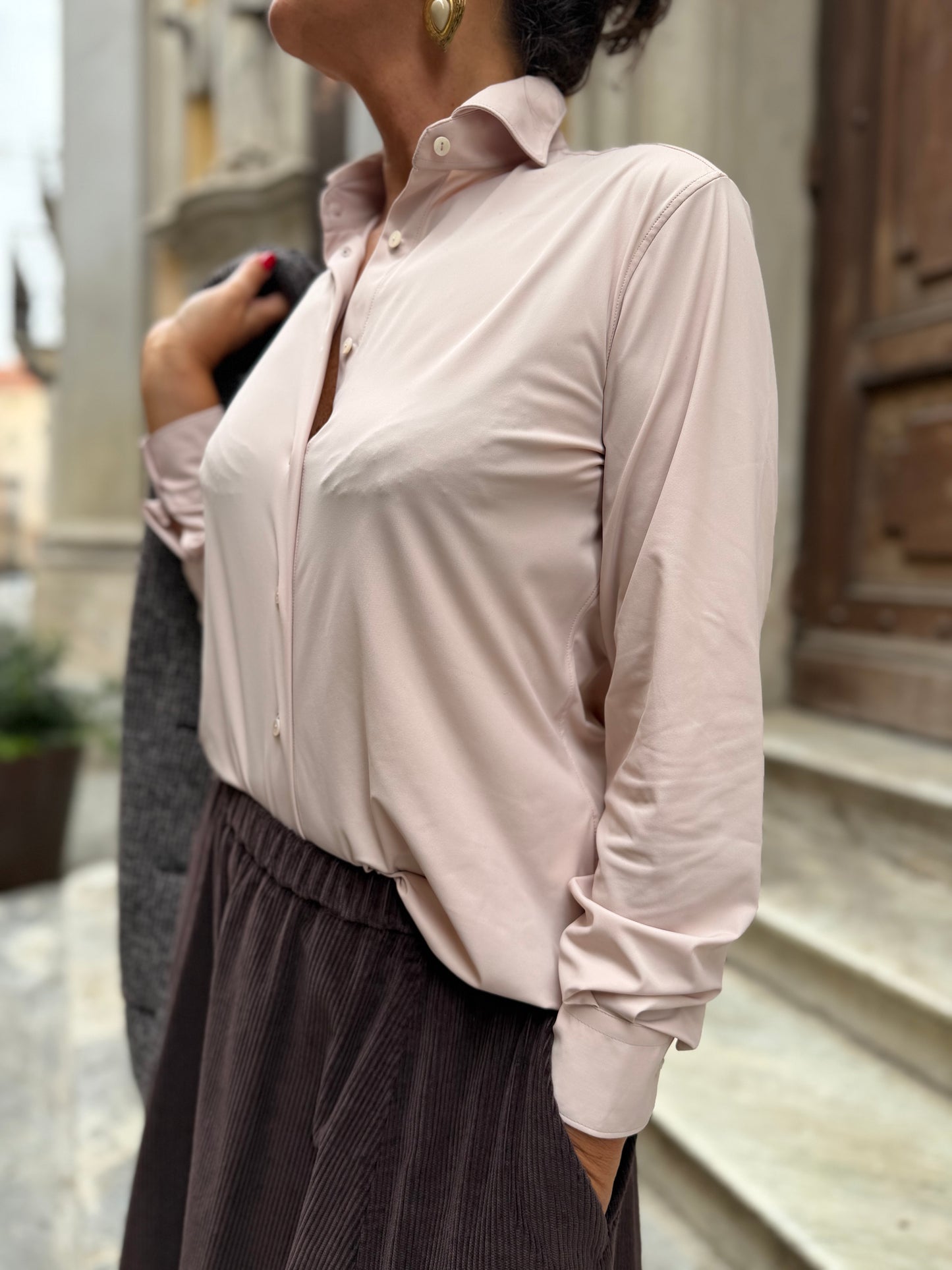 Camicia Basic No Stiro