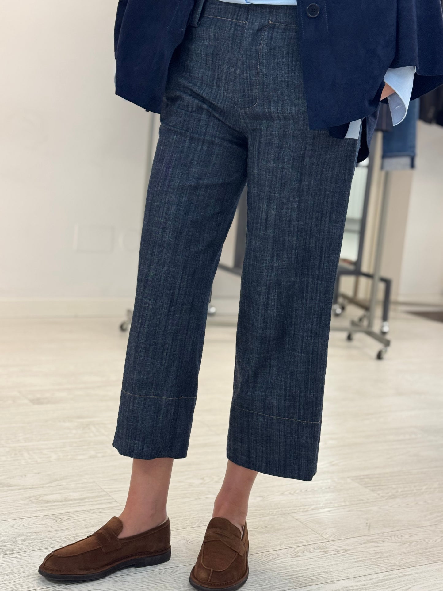 Pantalone Dritto Cropped