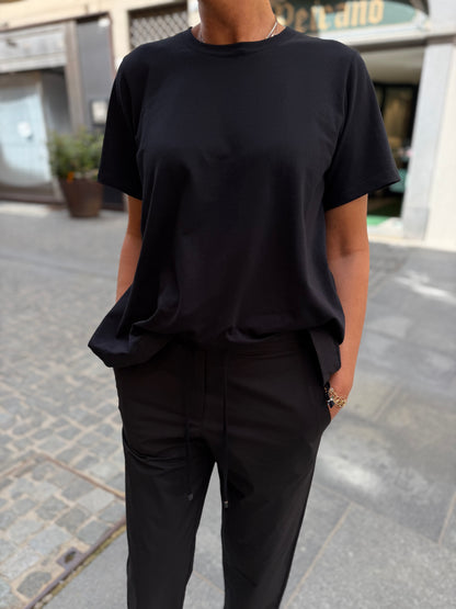 T- Shirt Manica Corta Con Coulisse