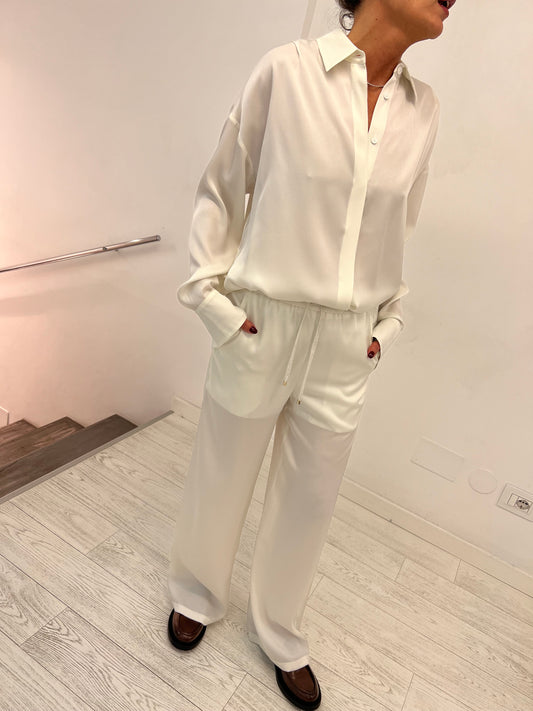 Pantalone Palazzo Twill di Seta