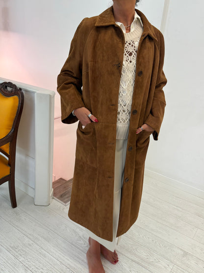 Cappotto Oversize in Suede