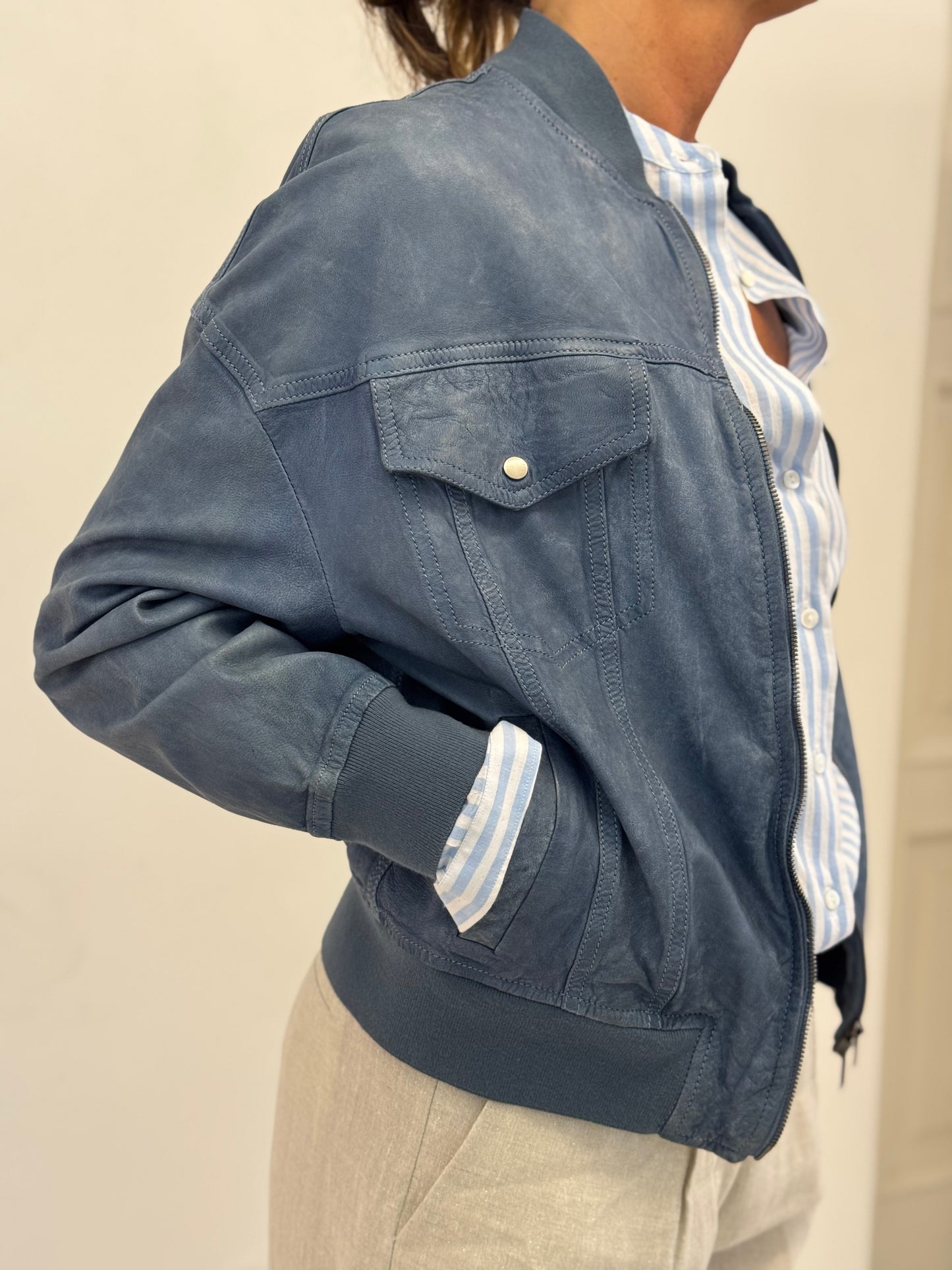 Over Bomber Nappa Lavata