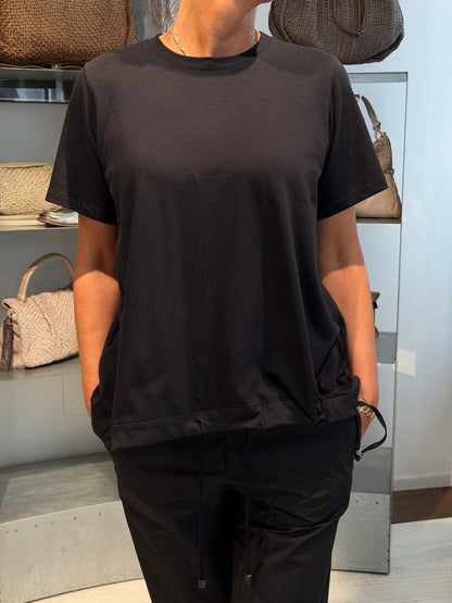 T- Shirt Manica Corta Con Coulisse
