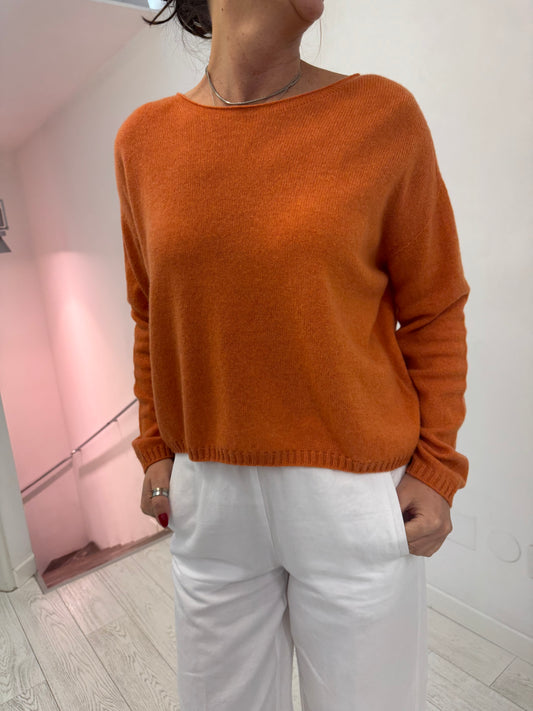 Maglia Girocollo Cashmere Scatoletta