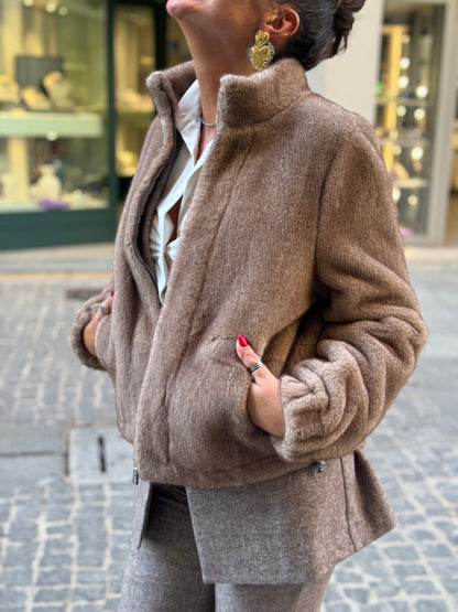 Bomber Eco Fur