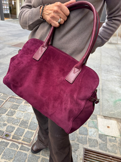 Borsa shopper Camoscio