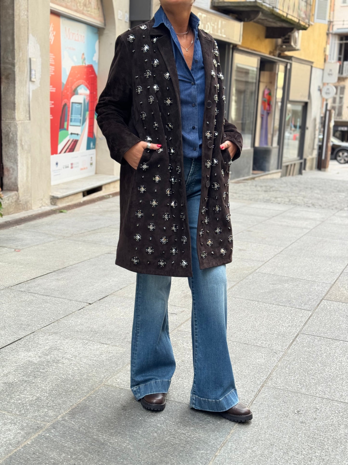 Cappotto Suede Galaxy