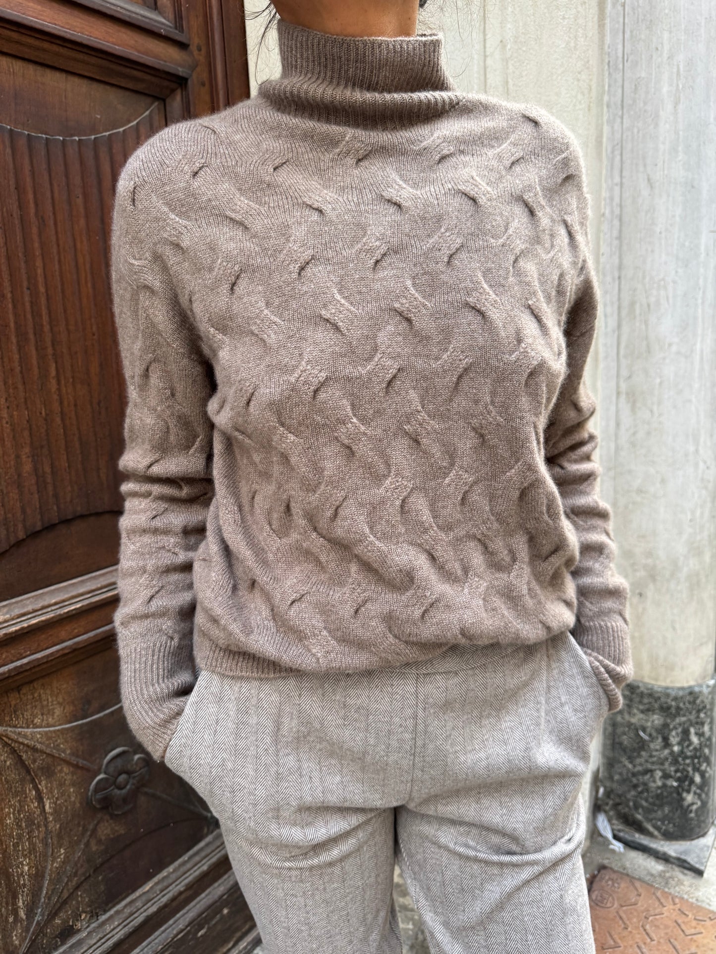 Lupetto Cashmere Trecce