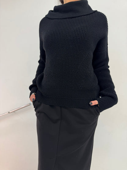 Maglia Costa Inglese Collo Cratere