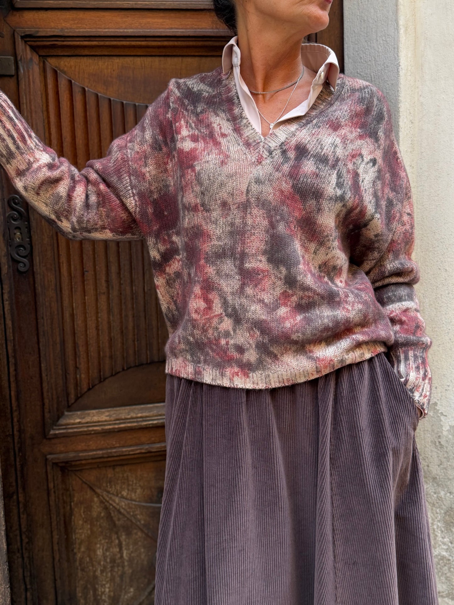 Maglia Cashmere Camouflage