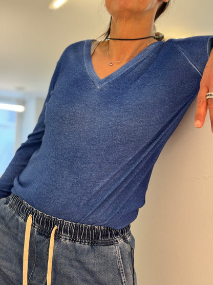 Maglia V Neck Aerografata