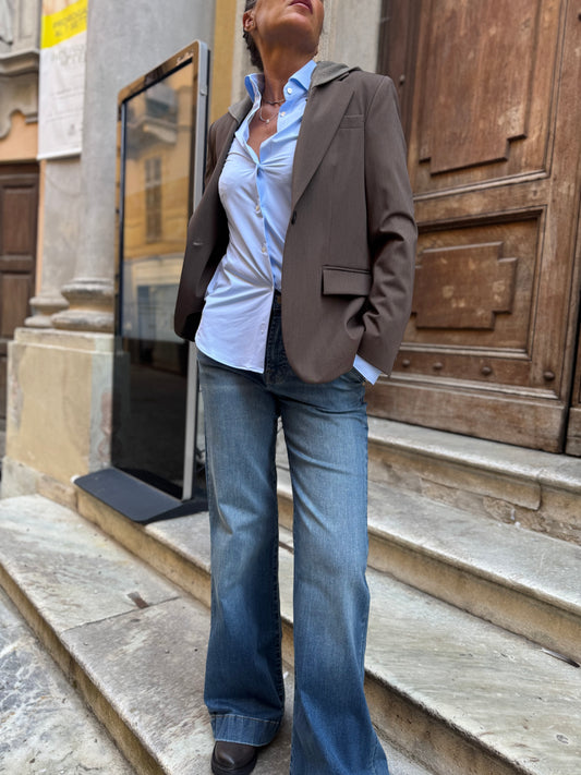 Blazer Cappuccio Removibile