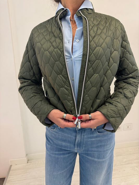 Piumino Cropped Trapuntato