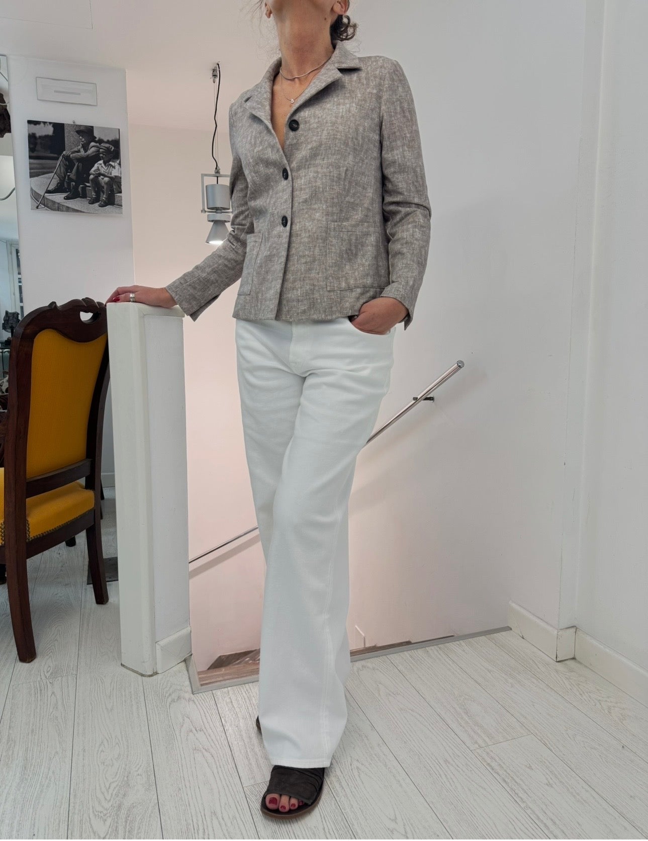 Denim Stovepipe Straight Soleil