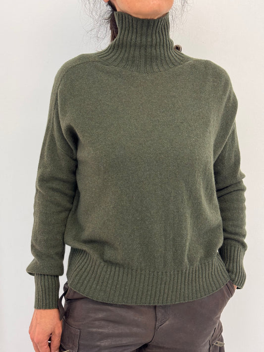 Maglia  OverCollo Lupetto Cashmere