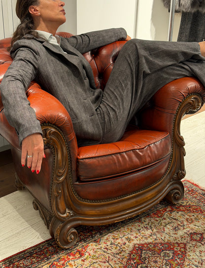 Blazer monopetto spina di pesce