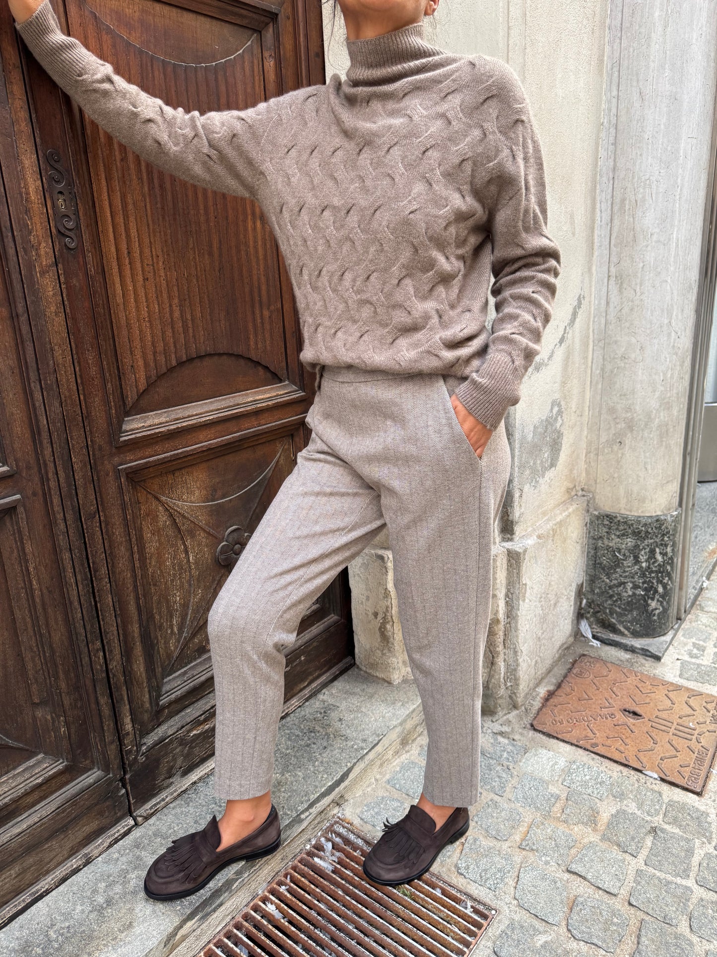Lupetto Cashmere Trecce