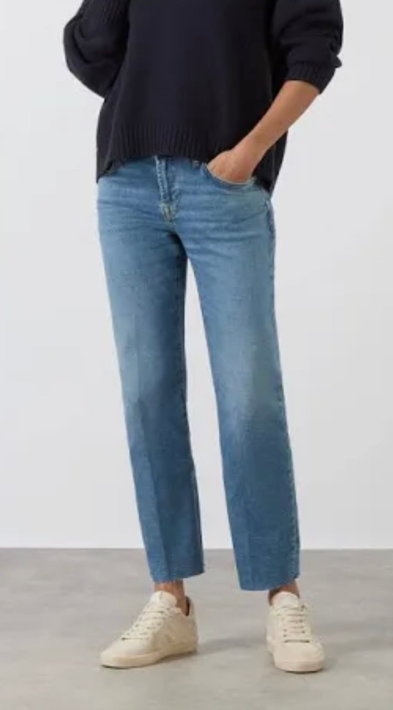 Denim Calie Straight Ankle