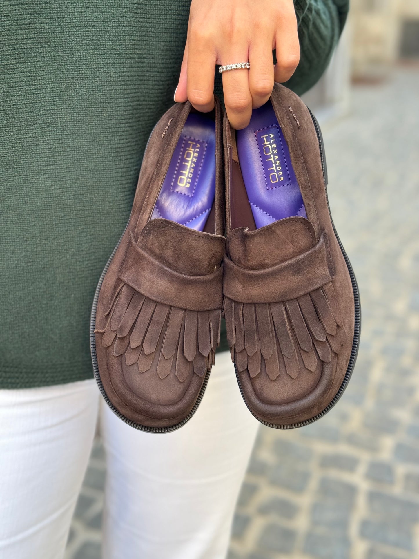 Mocassino Con Frange