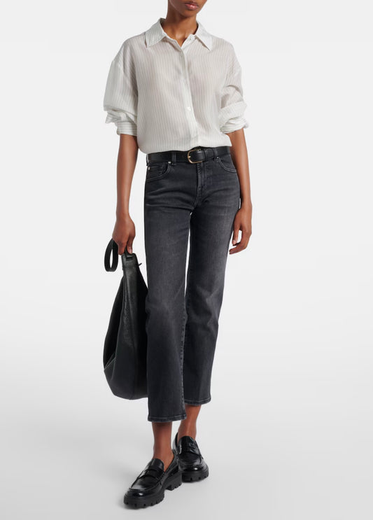 Denim Calie Straight Ankle Bottomline