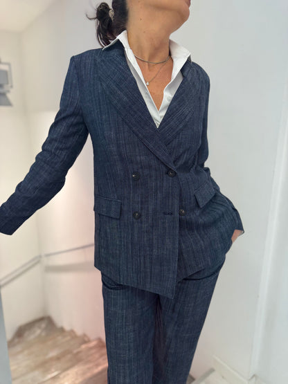 Blazer Doppiopetto Denim