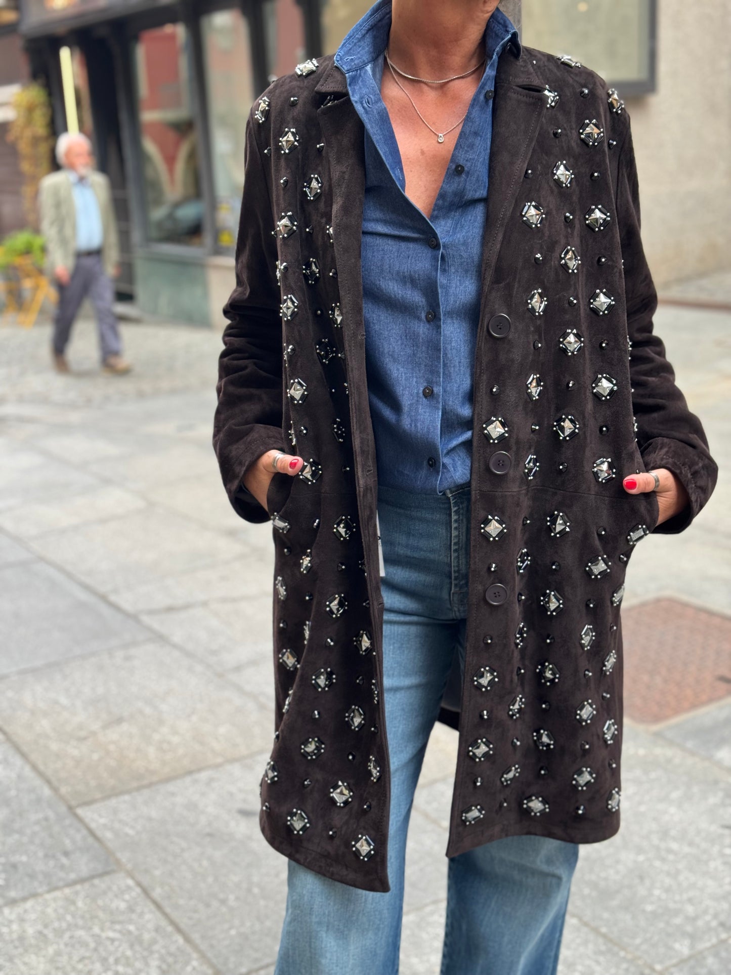Cappotto Suede Galaxy