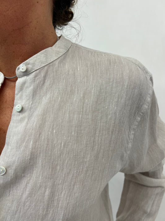 Camicia Coreana Lino Marvi