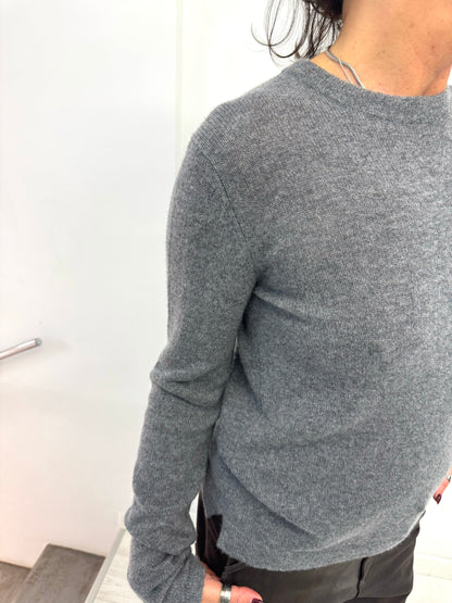 Maglia Cashmere Con Spacchi