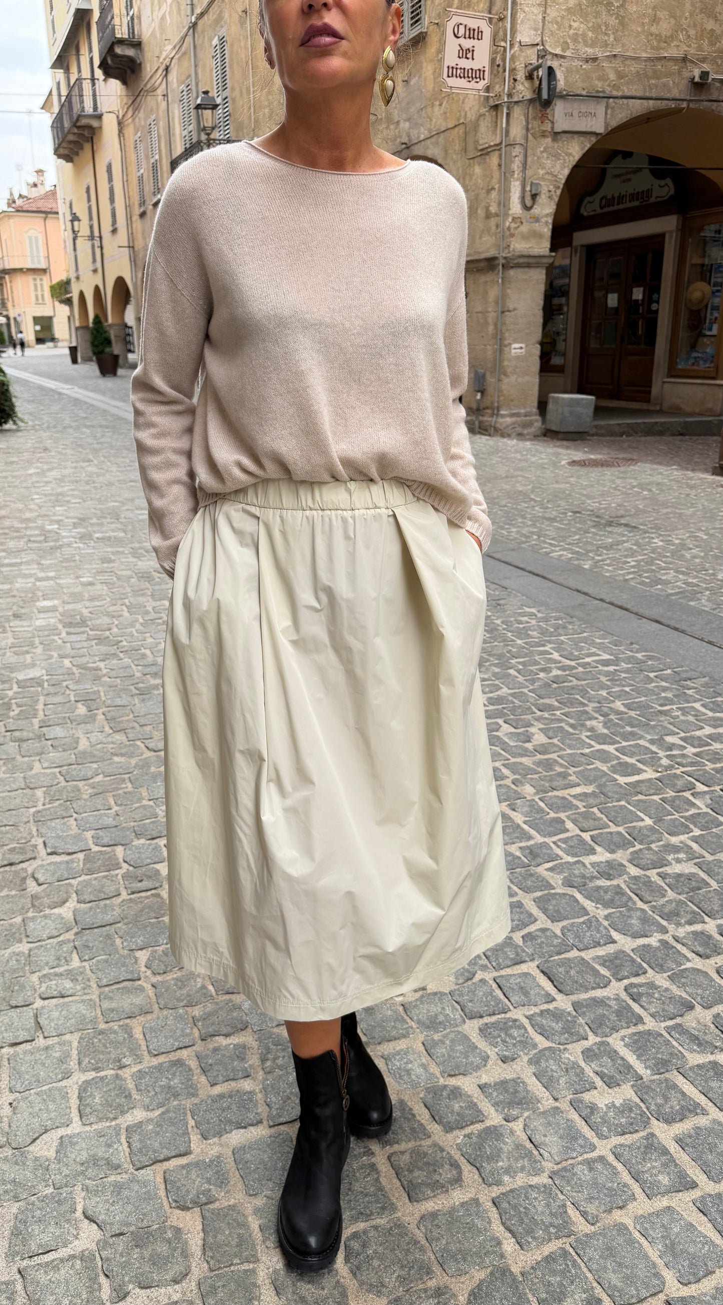 Maglia Girocollo Cashmere Scatoletta