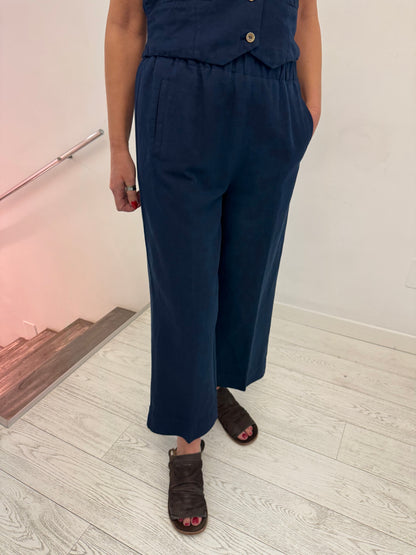 Pantalone Canvas Relaxed con coulisse in vita