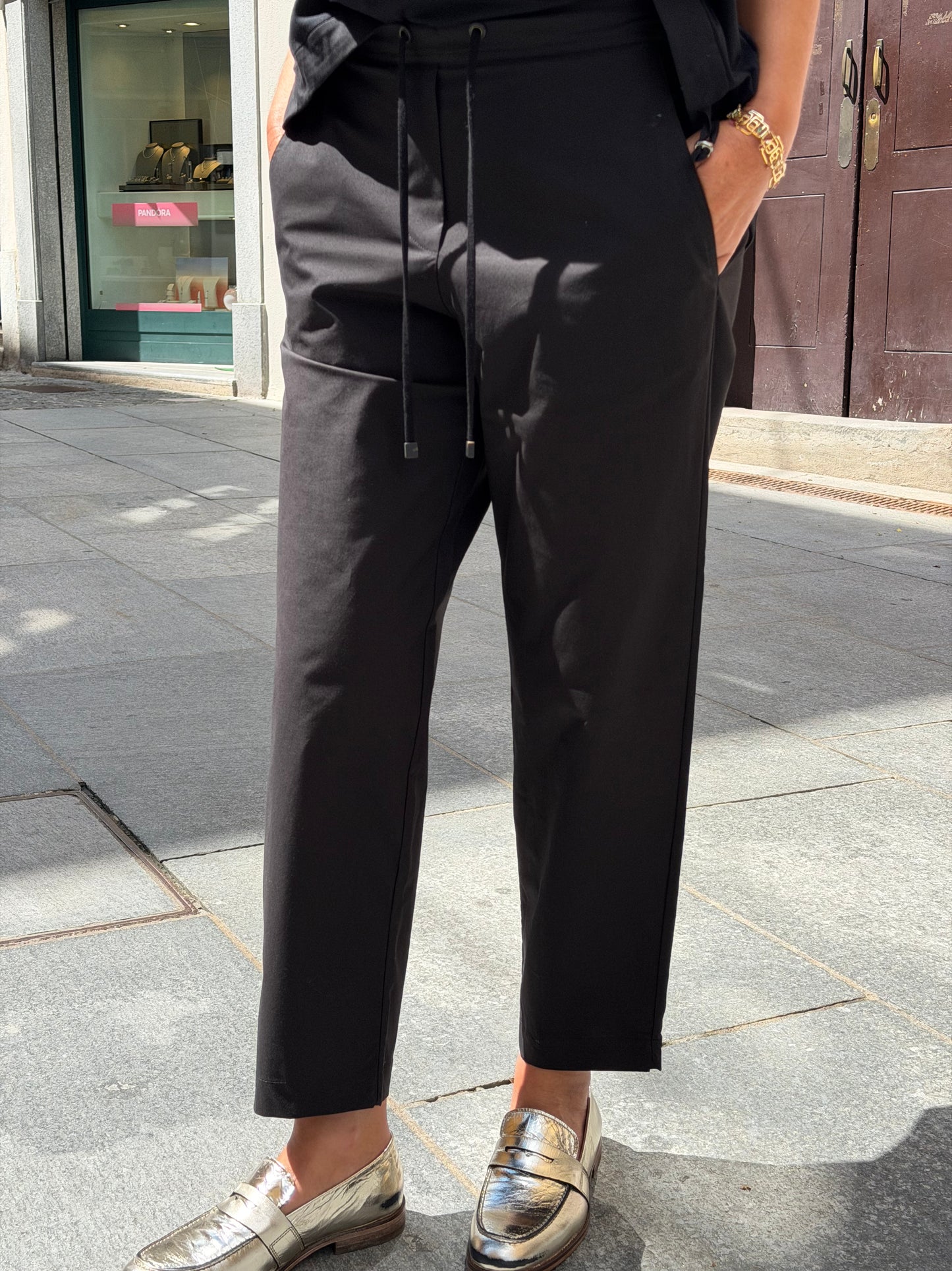 Pantalone Cotone con Coulisse