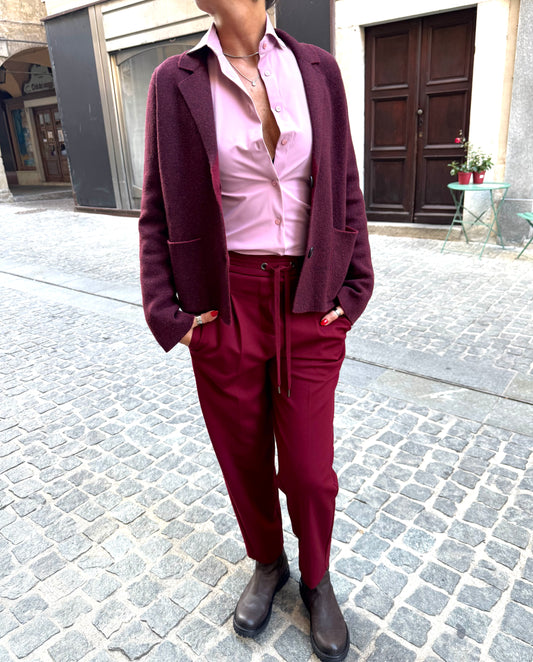 Giacca Tweed Double-face