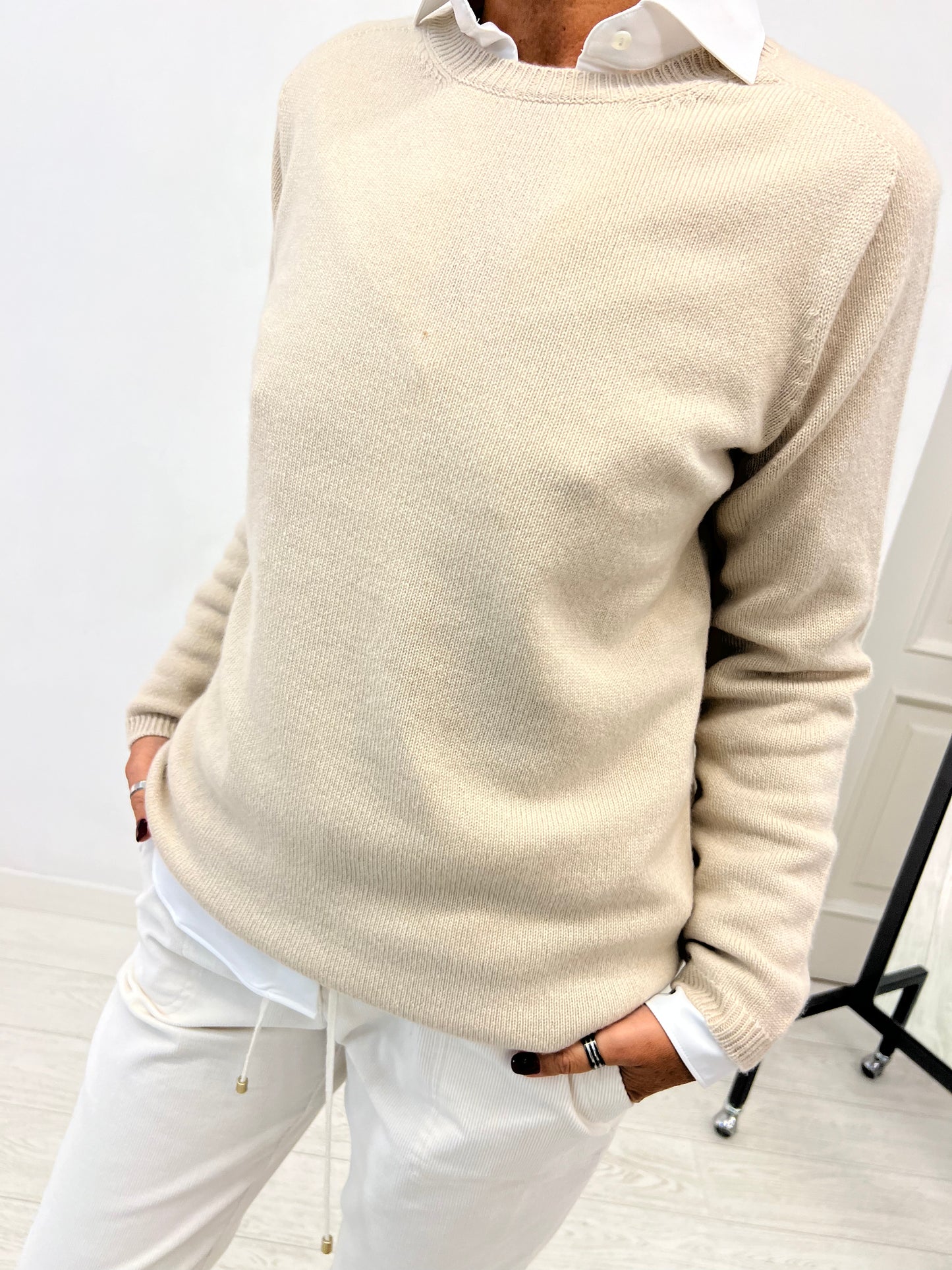 Maglia Girocollo Cashmere